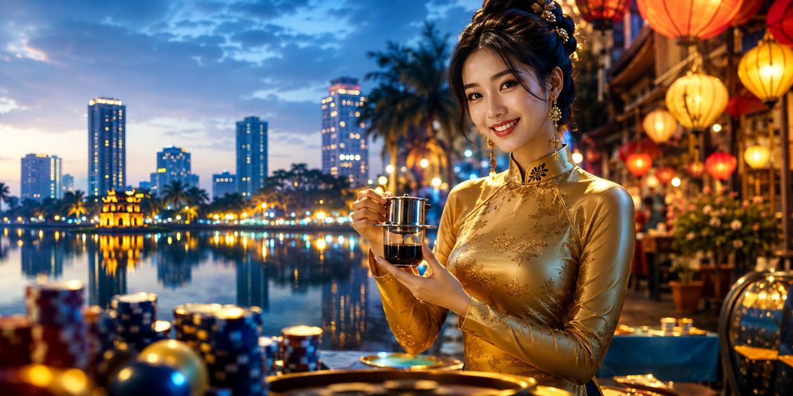Không khí giải trí casino tại Hà Nội – người chơi theo dõi jackpot trực tuyến