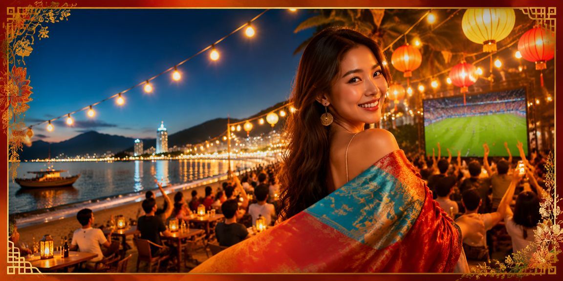 Không khí chợ đêm Nha Trang – người chơi truy cập game trực tuyến trên điện thoại